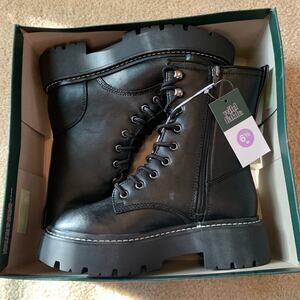 Wild Fable Women’s Black Logan Combat Boots Size 6.5 NWT